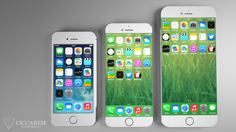 Illustration for article titled ¿Qué aspecto tendría un iPhone con la pantalla más grande?
